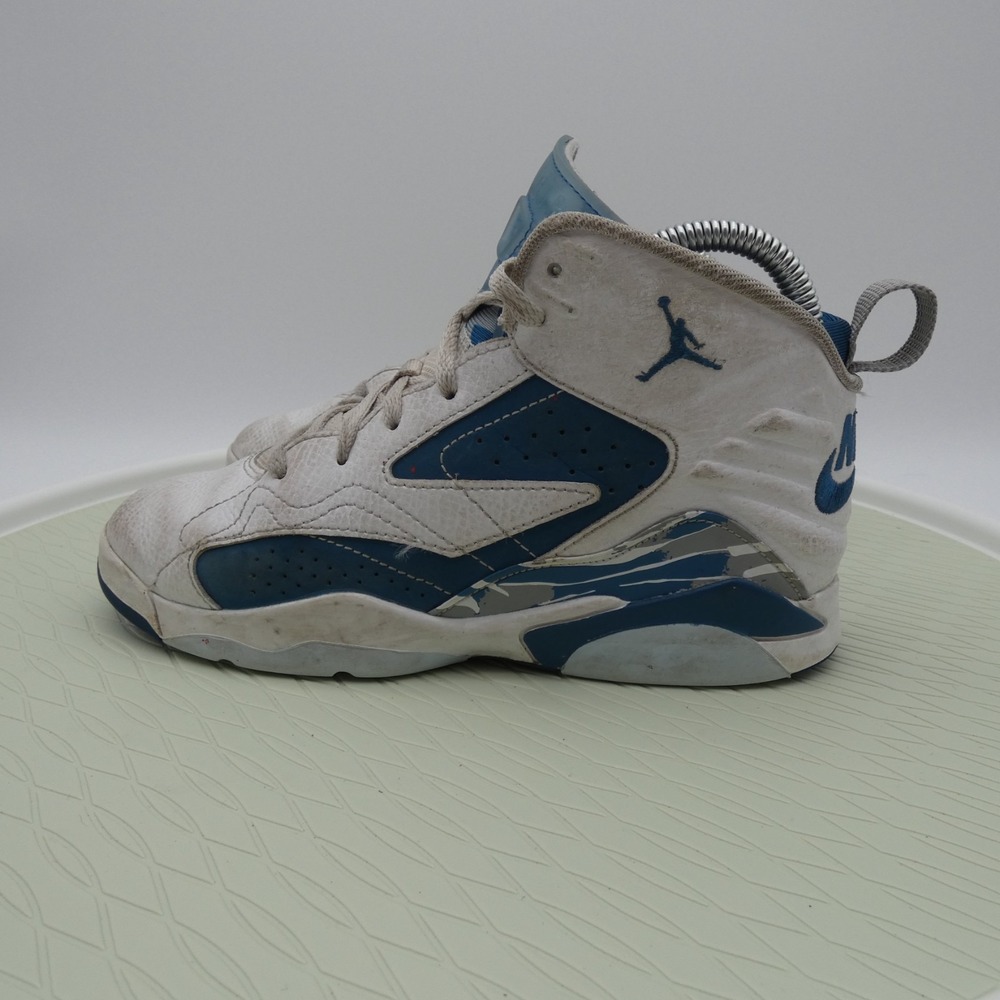 Jordan Jumpman MVP DZ5578-101 Kids US 3 Basketball Shoes White Blue Sneakers